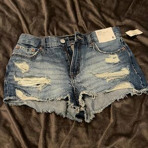 Denim shorts